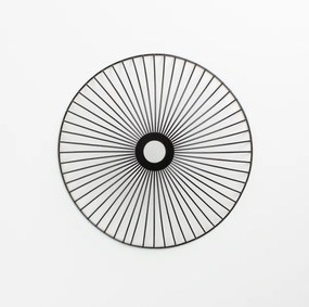 Brilagi - LED felületre szerelhető csillár CERIA WIRE 1xE27/40W/230V Ø 38 cm fekete/tölgy