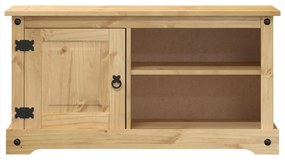 Corona tömör fenyőfa TV-szekrény 100 x 40 x 52 cm