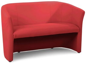 Cuba kanapé, kétüléses, piros