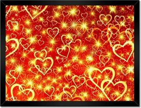 Poszterek keretben 40x30 Nőnap Ajándék Love