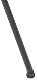 Keleti állólámpa háromlábú bambusz fekete - Evalin