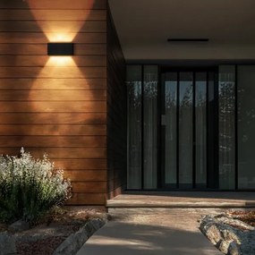 Brilagi - LED kültéri fali lámpatest DOUBLE CUBE LED/12W/230V fekete IP65