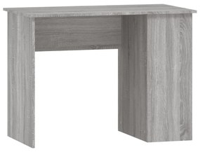 szürke sonoma színű szerelt fa íróasztal 100 x 55 x 75 cm