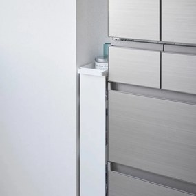 Matt fehér acél fürdőszobai polcos állvány 48x80,5 cm Tower – YAMAZAKI