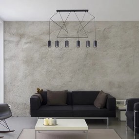 Rabalux 72018 - ASLAUG 6xGU10/50W/230V mennyezeti lámpa kábellel