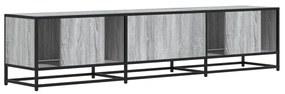 szürke sonoma színű szerelt fa TV-szekrény 180 x 35 x 41 cm