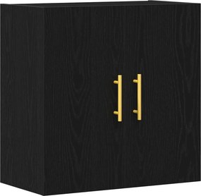 vidaXL Fali szekrény Fekete tölgy 60 x 31 x 70 cm Faanyag