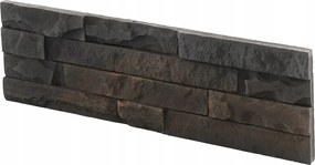 Minnesota homlokzati kő 3 fekete 33×10,5 cm kő utánzat 0,43 m2