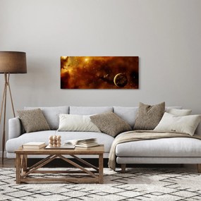 Kép - Bolygók köddel (120x50 cm)