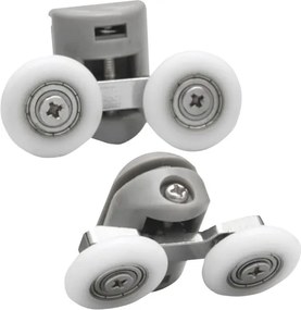 Spirit Clear 80x80x180 cm-es szögletes zuhanykabin, zuhanytálca nélkül fekete