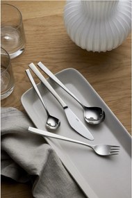 Ezüstszínű rozsdamentes acél evőeszköz készlet 16 db-os Fuga – Gense