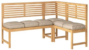 Pallet párnák ülésekhez 6 db Taupe 40x40x8 cm Oxford szövet