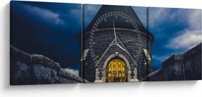 Kép - A vihar előtt (órával) (90x30 cm)
