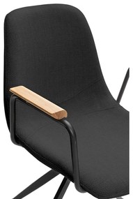 Fekete étkezőszék szett 2 db-os Tali – Marckeric