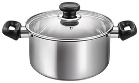 Indukciós tűzhelyhez alkalmas rozsdamentes acél edény fedővel 4 l Brava – Tescoma