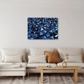 Absztrakciós kép (üvegen) (70x50 cm)