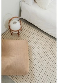 Elefántcsont színű mosható-kézi szövésű gyapjú szőnyeg 140x200 cm Unexpected Wool – Lorena Canals