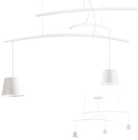 Redo 01-1524 - LED CsillĂĄr zsinĂłron LOLLI 3xLED/6W/230V fehĂ©r