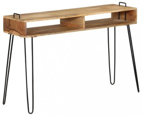 tömör mangófa konzolasztal 115 x 35 x 76 cm