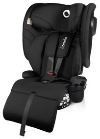 Lionelo - Összecsukható autósülés NELLY i-Size 76-150 cm Fekete karbon