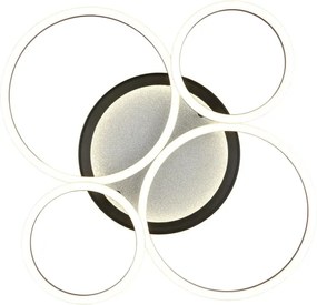Globo 48477-40C - ALVIS LED mennyezeti lámpa, 40W, 230V, 4000K, 72x52 cm, fekete