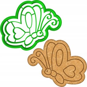 Húsvéti Forma Mézeskalács lyukasztó Húsvéti pillangó 8cm