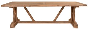 Teakfa kerti étkezőasztal 100x240 cm Volos – House Nordic
