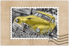 Poszterek 90x60 Sárga oldtimer