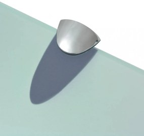 2 db lebegő üvegpolc 50 x 10 cm 8 mm