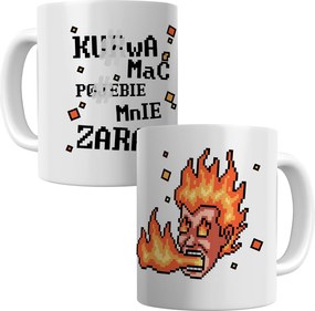 Fehér Bögre K**wa Után**most Vulgáris Vicces Ajándék