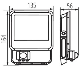 KANLUX 33886 IQ-LED FL SE Kültéri Reflektor GU10 IP20