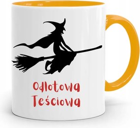 Anyós Sárga Bögre Anyós Menő Nyomtatott Fotóval