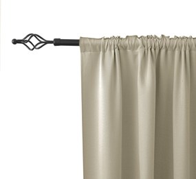 OXFORD bézs függöny 140x270 cm Felfüggesztés: Hullámos sínszalag