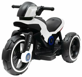 Baby Mix Gyermek elektromos motorkerékpár Polcfekete-fehér, 100 x 50 x 61 cm, 100 x 50 x 61 cm