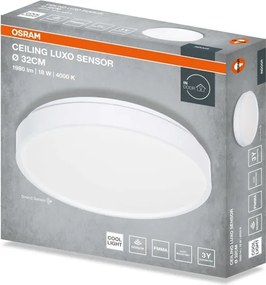 Osram - LED mennyezeti lámpatest CEILING LUXO LED/18W/230V átm. 32 cm fehér
