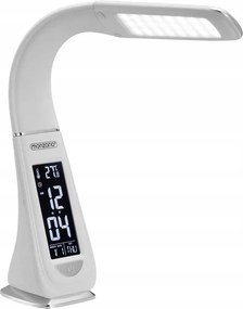 Asztali Lámpa Led Óra Fehér