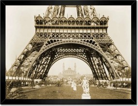 Poszterek keretben 40x30 Régi kép az Eiffel-toronyról