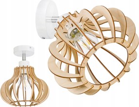 Fali lámpa E27 állítható Loft Fa