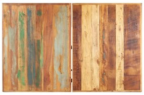 tömör újrahasznosított fa dohányzóasztal 142 x 90 x 42 cm