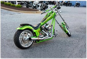 Poszterek 200x135 Lime chopper Motor
