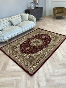 Aristocrat 3959 klasszikus mintájú piros szőnyeg 60x220 cm