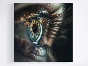 Canvas Vászonkép Szem Kozmosz Csillagpor 40x40