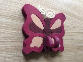 Pillangó lila minifogas