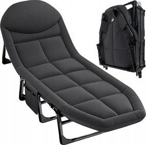 Alvóágy Matrac Összecsukható Turistaágy Mezei Napozóágy XXL