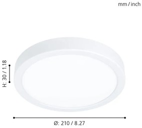 Eglo 99258 - LED dimmelhető mennyezeti lámpatest FUEVA 5 LED/16,5W/230V