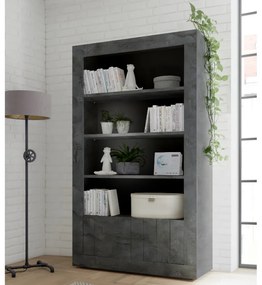 URBINO Oxidált Könyvespolc 2 ajtós 110cm