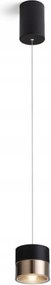 Rendl Juniper függesztett Led lámpa fekete/arany 15W 3000K süllyeszthető