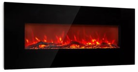 Lausanne Long, elektromos kandalló, 1600 W, 2 fűtési fokozat, 128 cm