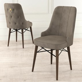 Pare Cappuccino és Brown étkezőszék szett, 4 db, 4 db