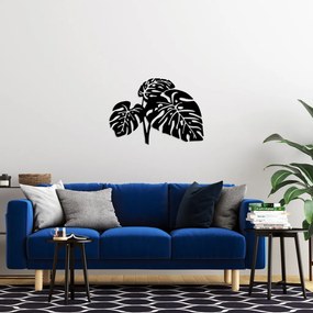 Leaves fém fali dekoráció, 70×49 cm
